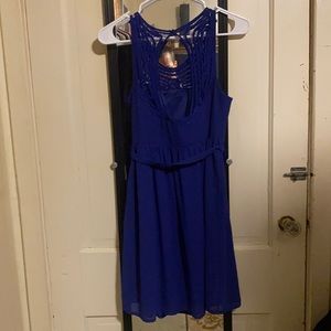 Blue dress